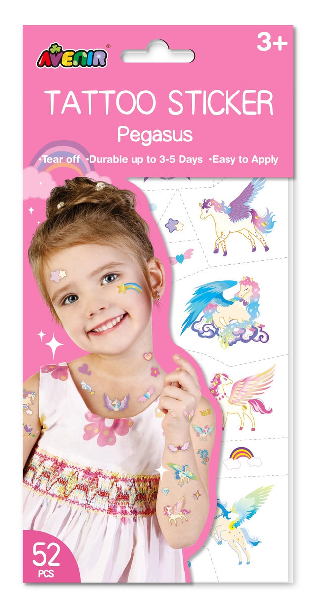 Avenir tattoo sticker Pegasus