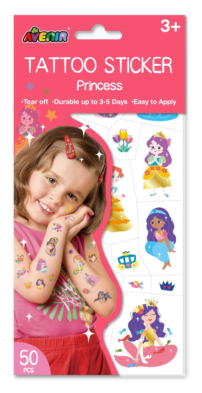 Avenir Tattoo Sticker Prinses