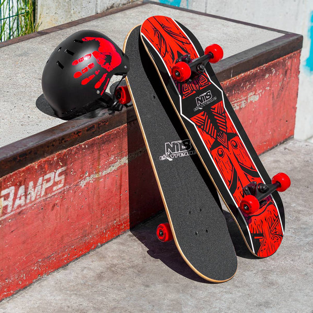 Skateboard Aztec, odolná deska, Nils Extreme