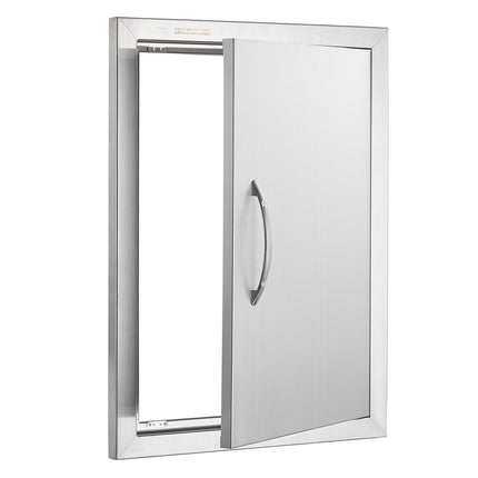 BBQ Access Door 16x22 in, Stainless Steel Flush Mount