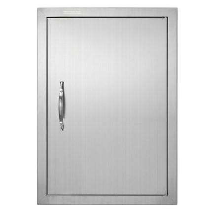 BBQ Access Door 17x24 In, Stainless Steel Flush Mount