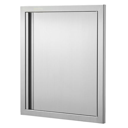 BBQ Access Door 18x21 In, Stainless Steel, Flush Mount