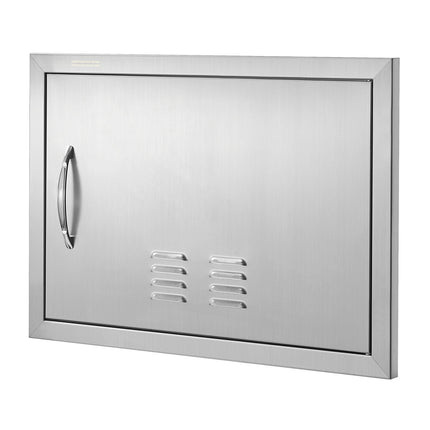 BBQ Access Door, 24x17 in Stainless Steel Vented, Flush Mount