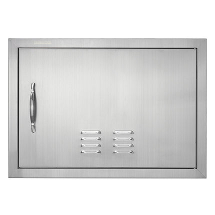 BBQ Access Door, 24x17 in Stainless Steel Vented, Flush Mount