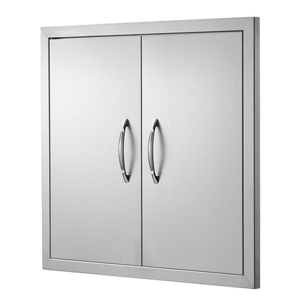 BBQ Access Door, Double Stainless Steel, 660x609 mm