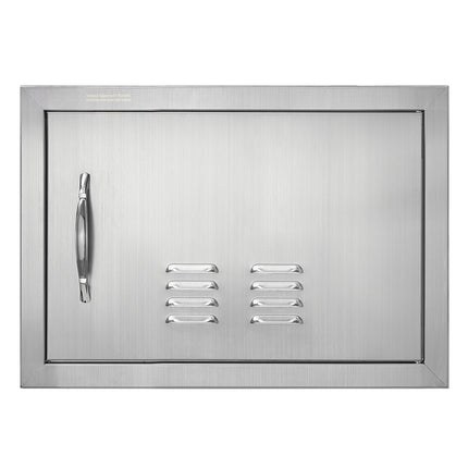 BBQ Access Door, Stainless Steel, 20x14 In, Vented