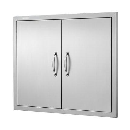 BBQ Access Door, Stainless Steel Double Flush Mount, 31x24