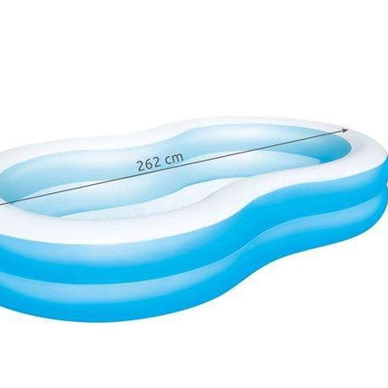 BESTWAY 54117 nafukovací bazén 262x157x46cm