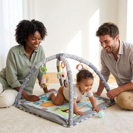 Baby Activity Play Mat – Animal Print, Foldable Toys