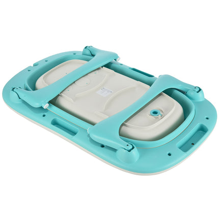 Ergonomická skládací dětská vanička, zelený plast, 84.5 cm