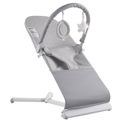 Baby Bouncer, Folding Seat, 2-Position Recline, Toy Bar