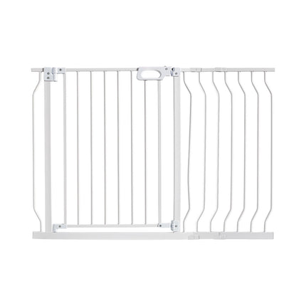 Baby Gate 29.5-48.4 in, Auto-Close Walk-Through, White