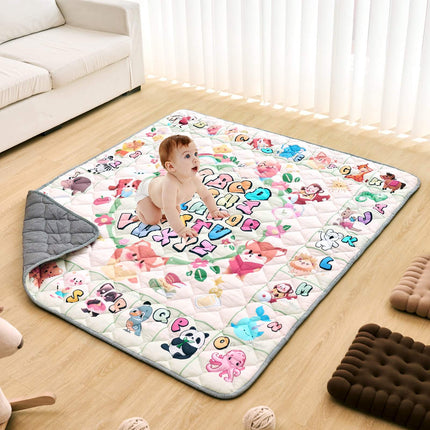 Baby Play Mat 59 x 71 in, Non-Slip Waterproof, Washable