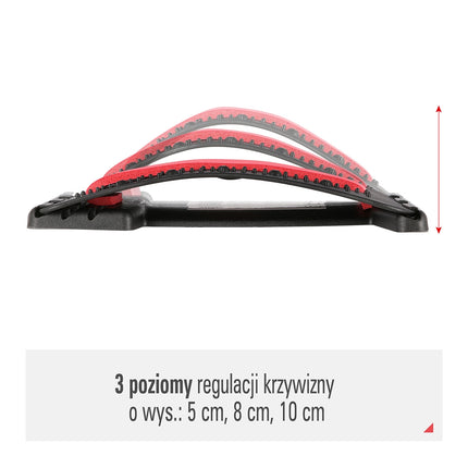 Napínač zad s magnety, červená