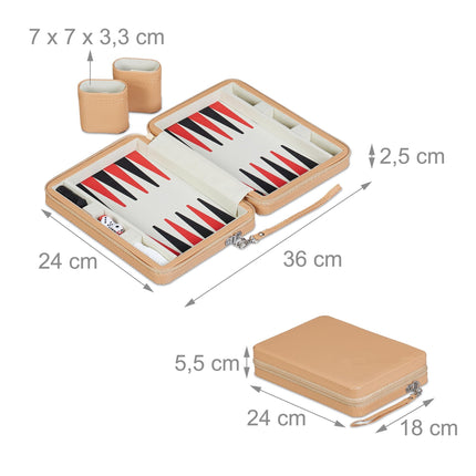 Backgammon cestovní hra