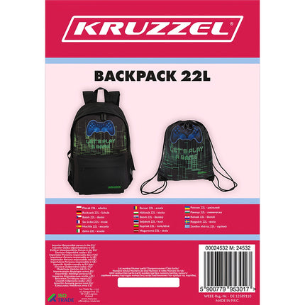Batoh 22L – školní Kruzzel 24532