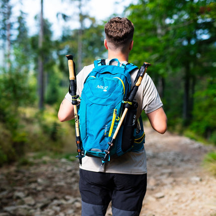 Batoh, 40L, modrá, turistická cestovní taška