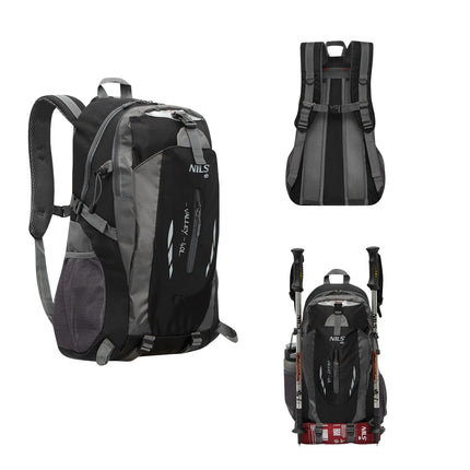Batoh pro turisty, černá, objem 40L
