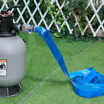 Backwash Hose 2 In x 50 Ft PVC, Camlock Fittings
