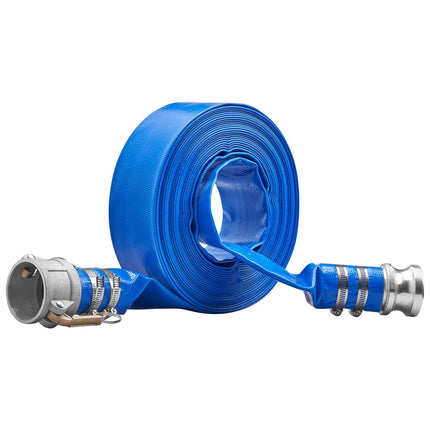Backwash Hose 2 In x 50 Ft PVC, Camlock Fittings
