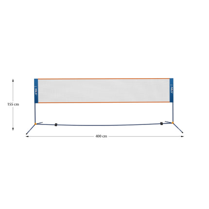 Badmintonnetz 400cm – Vollabdeckung
