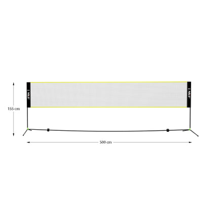 Badmintonová síť 500cm – plné pokrytí