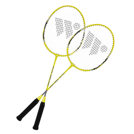 Sada badmintonových raket, 2 rakety, 3 košíčky, síť