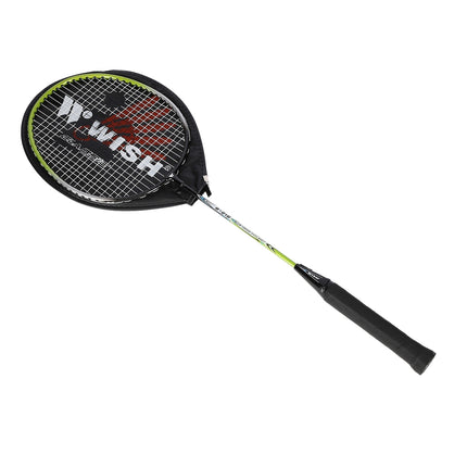 Badmintonová raketa, ocel, zelená