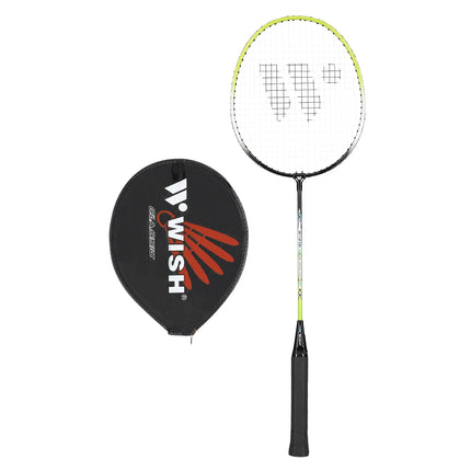 Badmintonová raketa, ocel, zelená