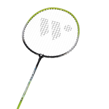 Badmintonová raketa, ocel, zelená