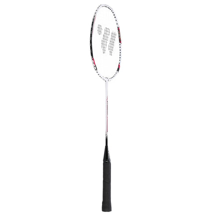 Badmintonová raketa, ocel, červená, lehká