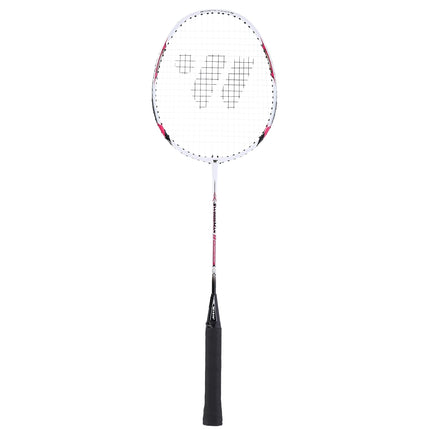 Badmintonová raketa, ocel, červená, lehká