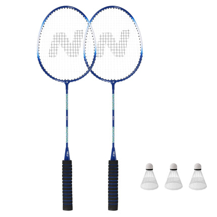 Badmintonová sada – 2 hliníkové rakety, 3 košíčky, obal