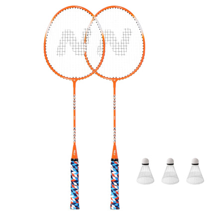Badminton Set – 2 Rackets, 3 Shuttlecocks, Cover