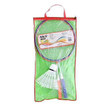 Badmintonová sada – 2 rakety, juniorské košíčky, ocel