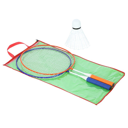 Badmintonová sada – 2 rakety, juniorské košíčky, ocel