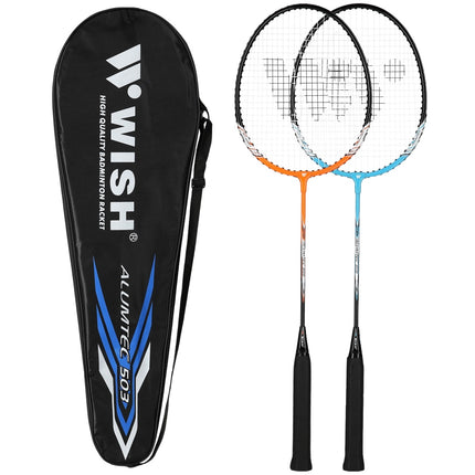 Badminton-Set – 2 Schläger, Federbälle inklusive