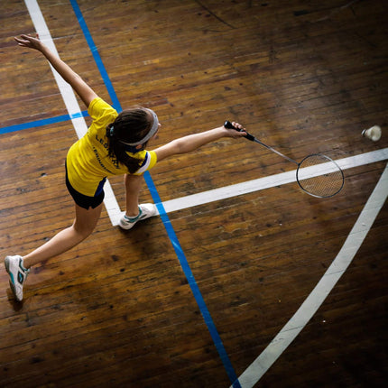 Badminton set with bag
