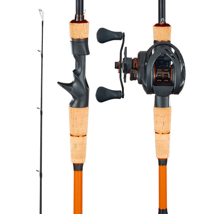 Baitcasting Rod and Reel Combo – 7 ft IM7 Carbon, 7.0:1