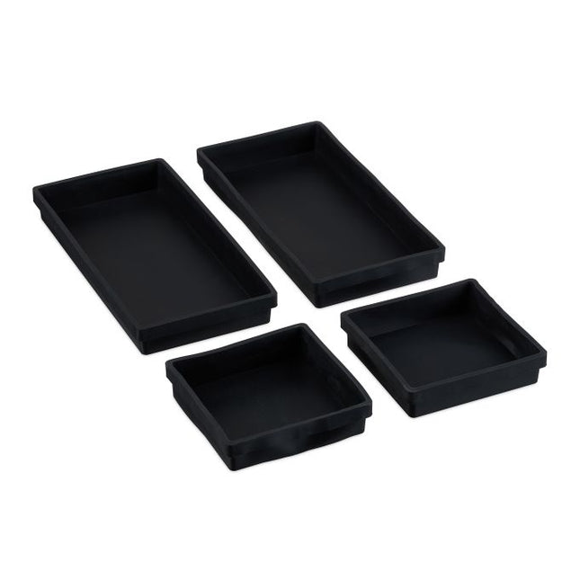 Baking mold in silicone set of 4