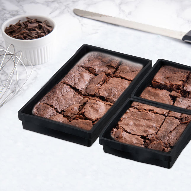 Baking mold in silicone set of 4