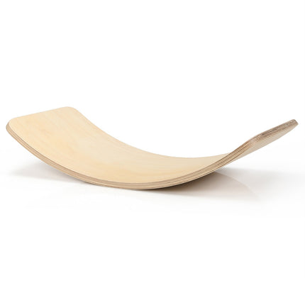 Balanční deska Curvy Board, dřevěná balanční deska 90 x 30cm