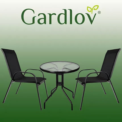Sestava balkonového nábytku – stůl + 2 židle 23461