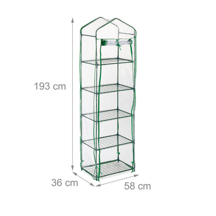 Balkonový skleník s PVC fólií