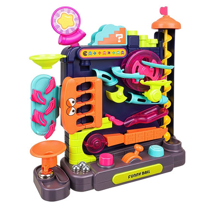 Ball Track Puzzle Game for Children with Joystick, 6 Metal Balls