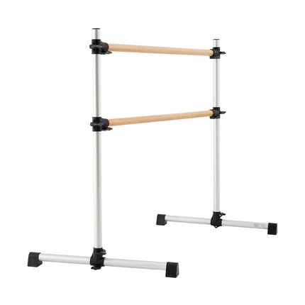 Ballet Barre, Double Beechwood, Height Adjustable Stand