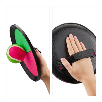 Ball game with velcro