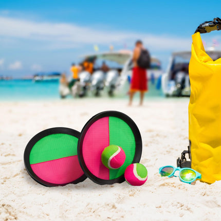 Ball game with velcro