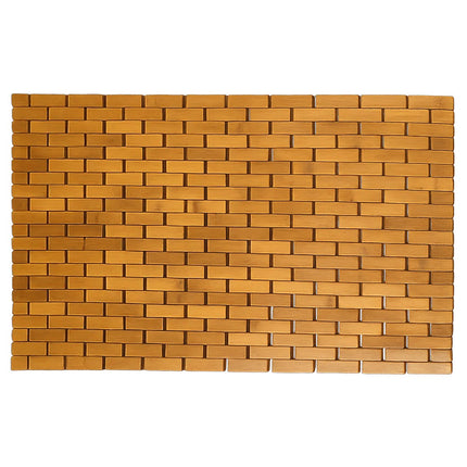 Bambusová protiskluzová koupelnová předložka, ekologická 24"x16"