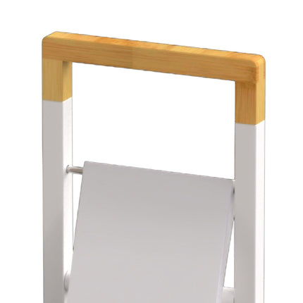 Bambus-Badezimmer-Set mit Toilettenpapierhalter und Bürste